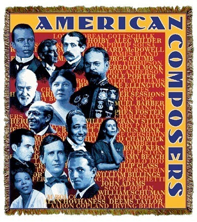 American Composers Coverlet