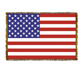 US Flag Mini Coverlet