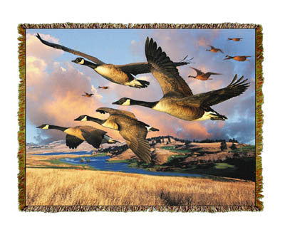 Canadian Geese Coverlet