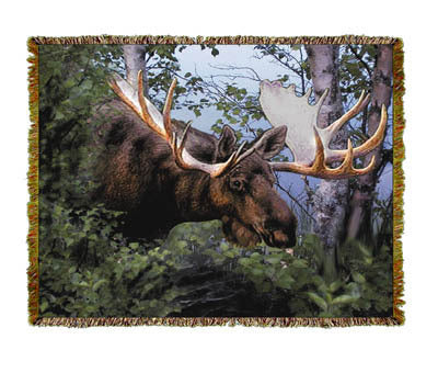 Canadian Moose Coverlet