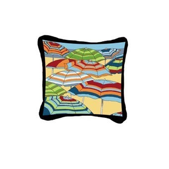 Beach Umbrellas Pillow