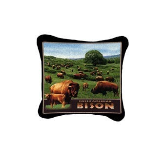 Bison North American Pillow