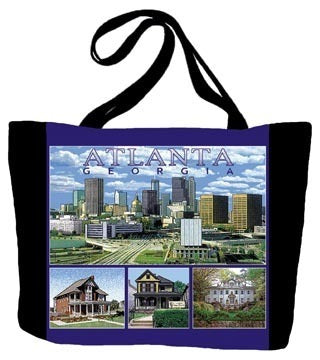 Atlanta Skyline, GA Tote Bag