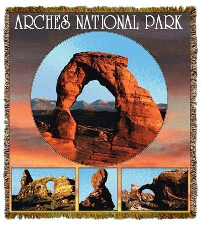 Arches In Utah Coverlet