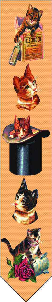 Victorian Cats Bell Pull