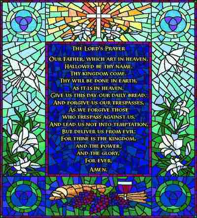 Lord's Prayer Coverlet
