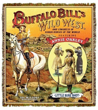 Buffalo Bill & Annie Oakley Coverlet