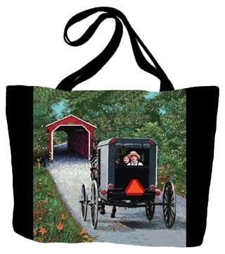 Amish Buggy Tote Bag
