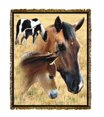 Horse Mare & Foal Coverlet