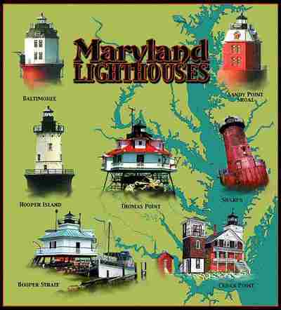 Maryland Lights Coverlet