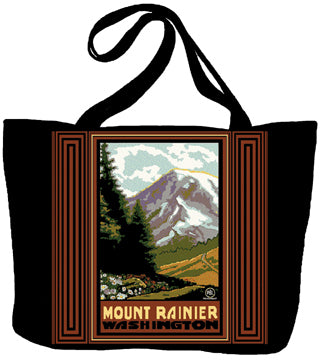 Mount Rainer by Paul A. Lanquist Tote Bag