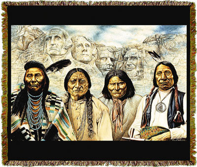 Native American Founding Fathers II Coverlet