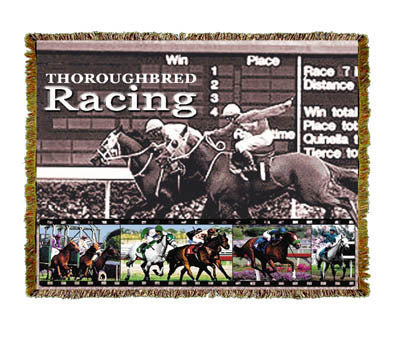 Horse Racing Coverlet