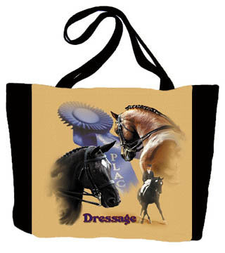 Horse Dressage Tote Bag