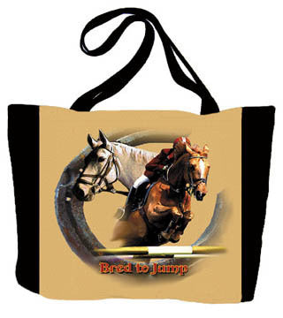 Horse Jumper Tote Bag