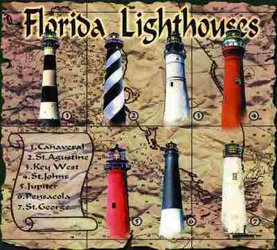 Florida Lighthouses Coverlet
