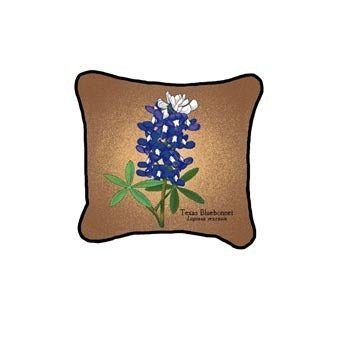 Bluebonnet Flower Pillow