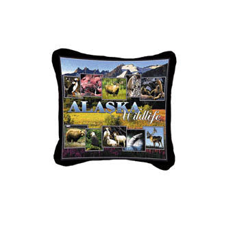 Alaska Wildlife Pillow