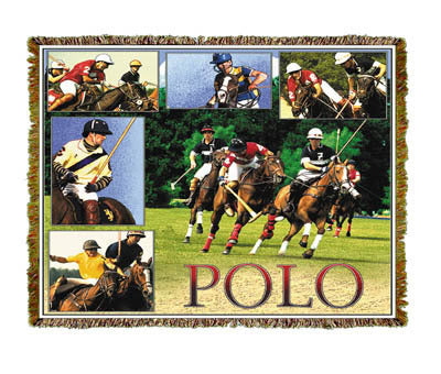 Horse Polo Coverlet