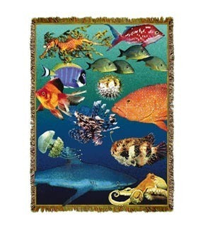 Aquarium Mini Coverlet