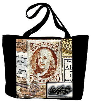 Benjamin Franklin Tote Bag