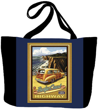 Pacific Coast Highway by Paul A. Lanquist Tote Bag