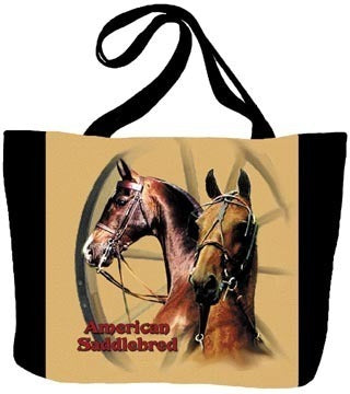Horse Saddlebred Tote Bag