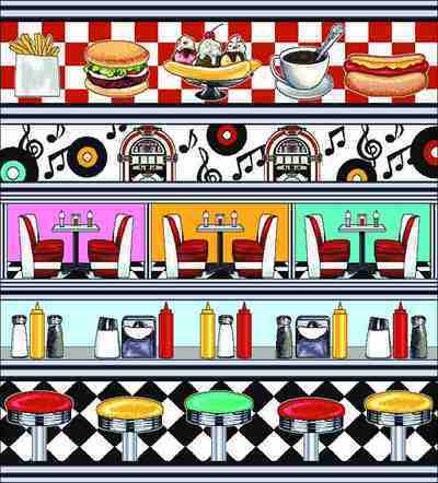 The 50's Diner Coverlet