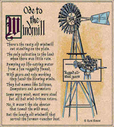 Ode To The Windmill Coverlet ©Ron Knox