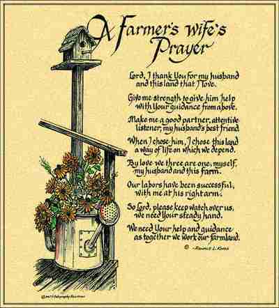 Farmers Wife's Prayer Coverlet ©Ron Knox