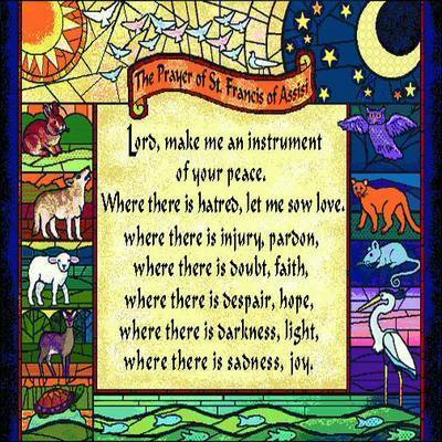 Prayer of St. Francis Pillow