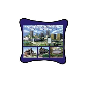 Atlanta Skyline, GA Pillow