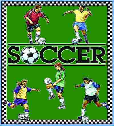 Soccer Act Girls Coverlet