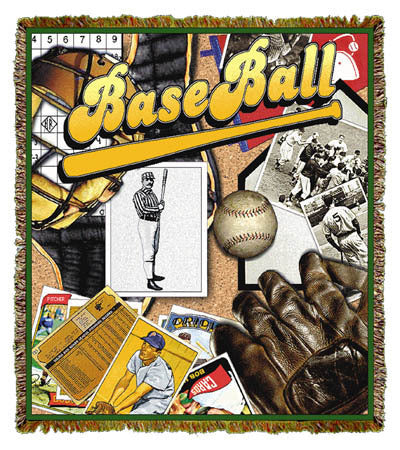 Baseball Nostalgia Coverlet