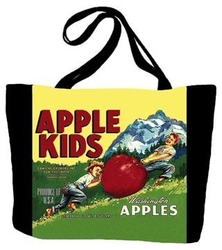 Apple Kids Tote Bag