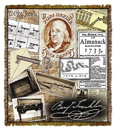 Benjamin Franklin Coverlet