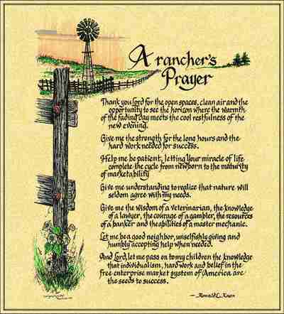 Rancher's Prayer Coverlet ©Ron Knox