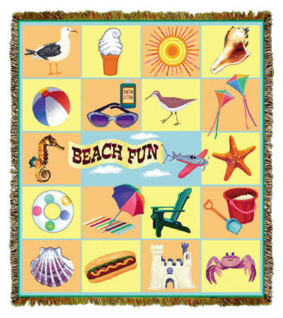 Beach Fun Coverlet