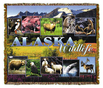 Alaska Wildlife Coverlet