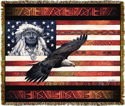 Native American Spirit of America Coverlet