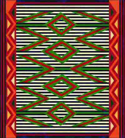 Navajo Weavings Coverlet