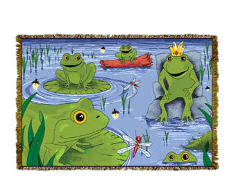 Bullfrogs Mini Coverlet