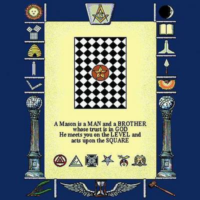 Masonic Symbols Pillow
