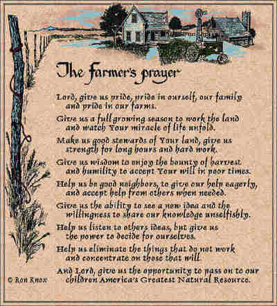 Farmer's Prayer Coverlet ©Ron Knox