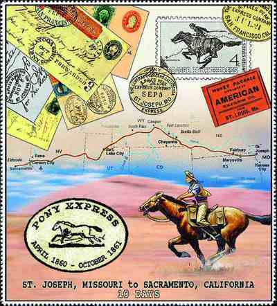 Pony Express Coverlet