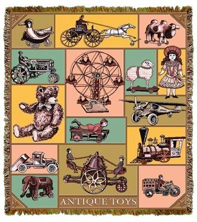 Antique Toys Coverlet