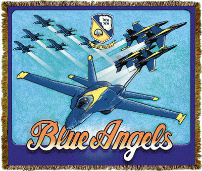 Blue Angels Coverlet