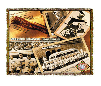 NLBM Negro League Baseball History Coverlet