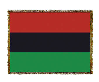 African American Flag Throw Blanket