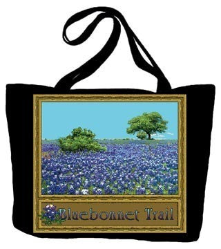 Bluebonnet Trail Tote Bag